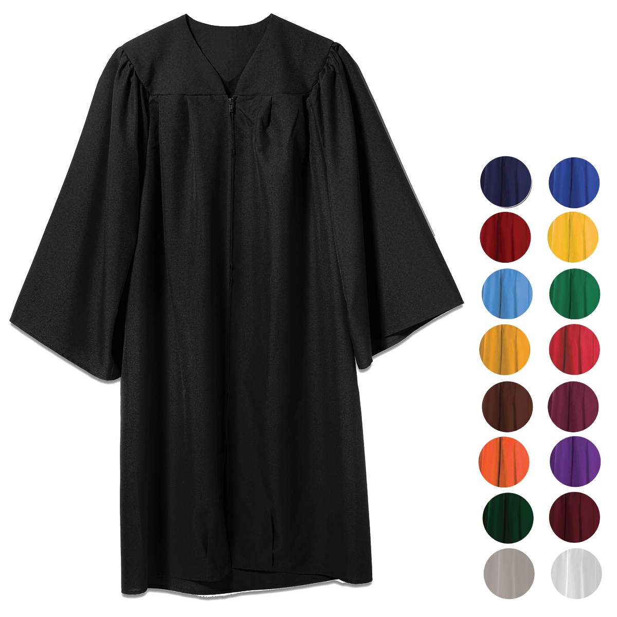 graduation dresses for toddler girls Adult Plain Graduation Stole 60-inch Unisex in Various Colors main image 0