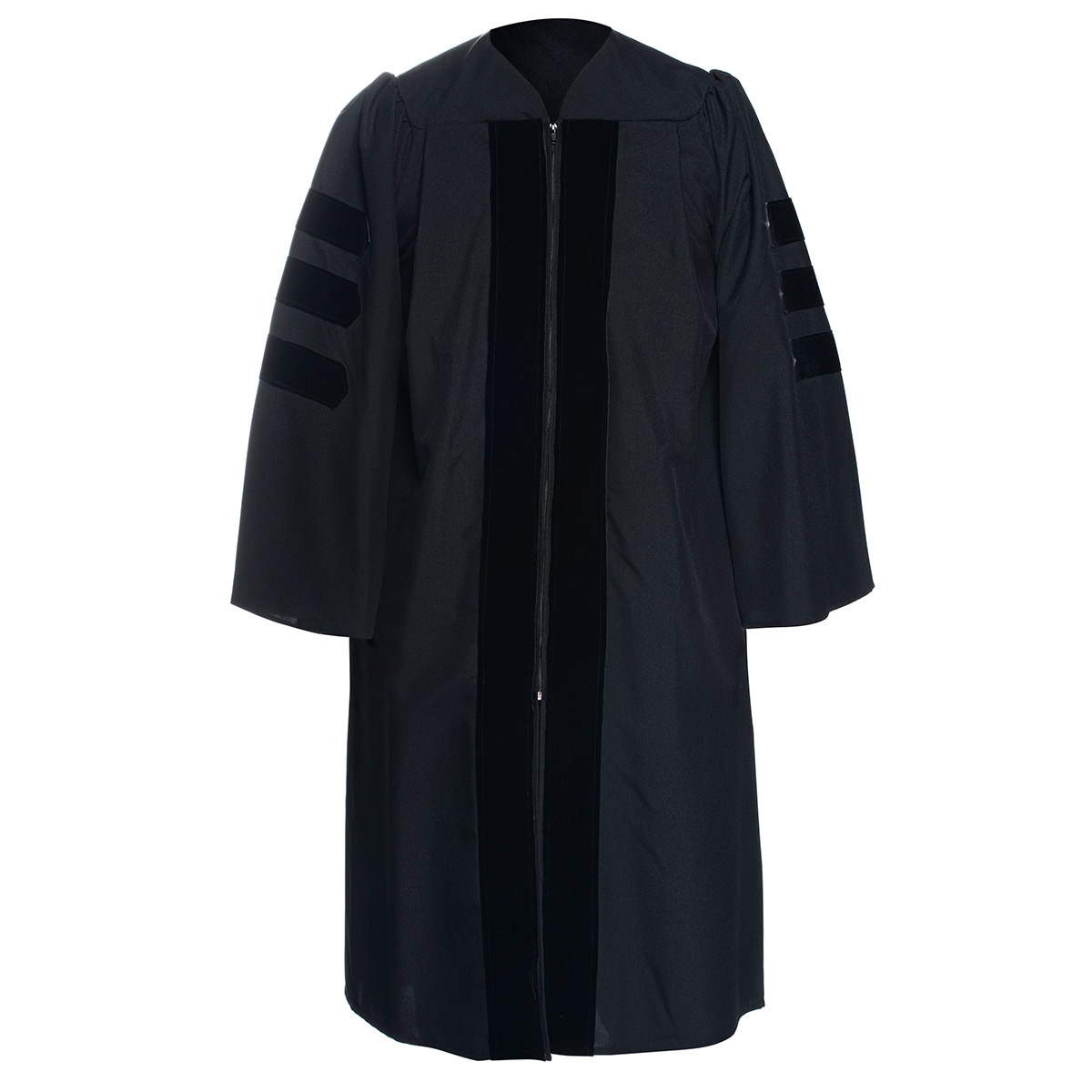 Adult-size Black Doctoral Graduation Gown | Graduation Authority