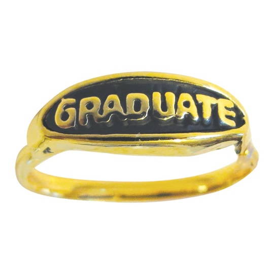 Kinder graduation rings top