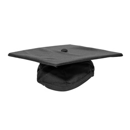 9.375 in x 6 in Adult Graduation Matte-finish Cap