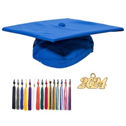 Adult Graduation Cap and Tassel Set - Matte