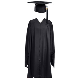 Masters Graduation Cap, Gown, and Tassel Set