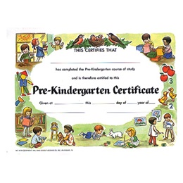 Pre-Kindergarten Certificate - Activities