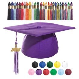 Child Graduation Cap and Tassel Set - Matte