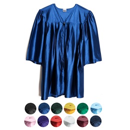 Child Graduation Gown - Shiny