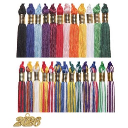 6 in Child-size Graduation Tassel with 2025 Charm