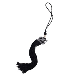 15 in Graduation Tassel with Black-tone 2025 Charm