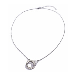 20 inches Class of 2026 Silver Circles Necklace