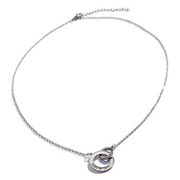 20 in Class of 2025 Silver Circles Necklace