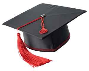 how to attach a tassel to a cap